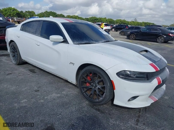 2018 Dodge Charger R/T Scat Pack with VIN 2C3CDXGJ1JH134963, listed as a IAAI auction lot 41492867 with NaN miles. Bid and sale history available at carsss.com. Image 1.