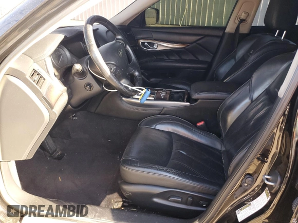 2013 Infiniti M with VIN JN1BY1AP3DM511240, listed as a Copart auction lot 49737185 with 116,644 mi miles and Salvage title. Bid and sale history available at DreamBid. Image 7.