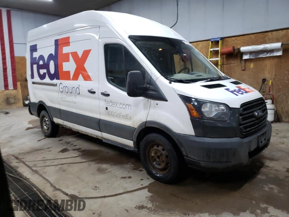 2017 Ford Transit with VIN 1FTYR2XMXHKA69906, listed as a Copart auction lot 85126754 with 261,708 mi miles and Salvage title. Bid and sale history available at DreamBid. Image 4.