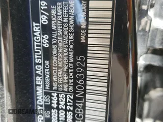 2020 Mercedes-Benz CLA 250 с VIN WDD5J4GB4LN063925, выставлен на аукционе Copart как лот 50208045 с пробегом 126 943 миль миль и Списание • Salvage title. История ставок и продаж доступна на DreamBid. Изображение 15.
