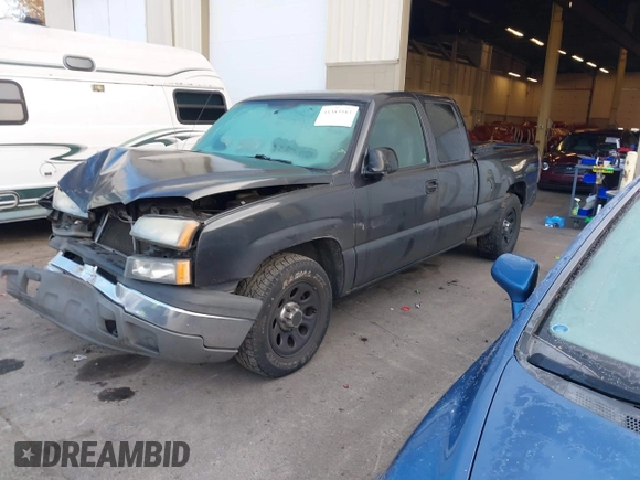2005 Chevrolet Silverado 1500 Work Truck with VIN 1GCEC19X95Z144474, listed as a IAAI auction lot 41383383 with Not provided miles and . Bid and sale history available at DreamBid. Image 2.
