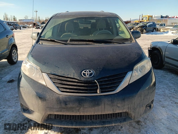 2012 Toyota Sienna LE with VIN 5TDJK3DC3CS037386, listed as a Copart auction lot 49917315 with 106,403 mi miles and Salvage Title. Bid and sale history available at carsss.com. Image 5.