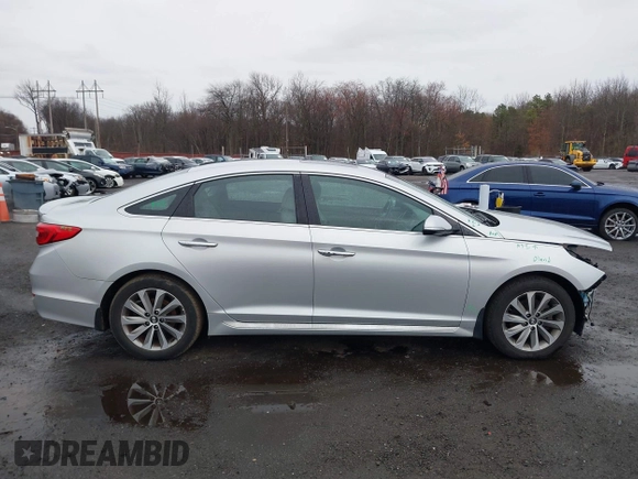 2017 Hyundai Sonata Sport with VIN 5NPE34AF4HH485507, listed as a IAAI auction lot 41853885 with 53,875 mi miles. Bid and sale history available at carsss.com. Image 13.