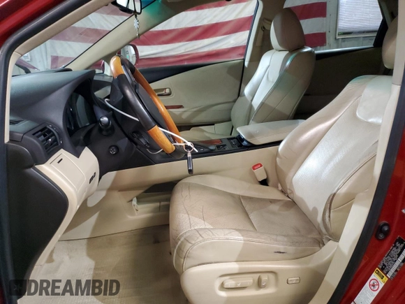 2011 Lexus RX 350 with VIN 2T2BK1BA9BC091756, listed as a Copart auction lot 48238285 with 184,157 mi miles and Salvage Title. Bid and sale history available at DreamBid. Image 7.