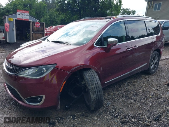 2018 Chrysler Pacifica Limited with VIN 2C4RC1GG3JR226337, listed as a IAAI auction lot 42519396 with 102,229 mi miles and . Bid and sale history available at DreamBid. Image 17.