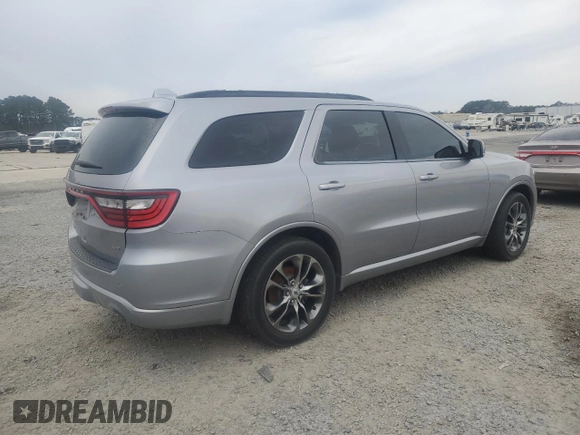 2020 Dodge Durango GT Plus с VIN 1C4RDHDG7LC164513, выставлен на аукционе Copart как лот 87946755 с пробегом Не указан миль и Списание • Salvage title. История ставок и продаж доступна на DreamBid. Изображение 3.