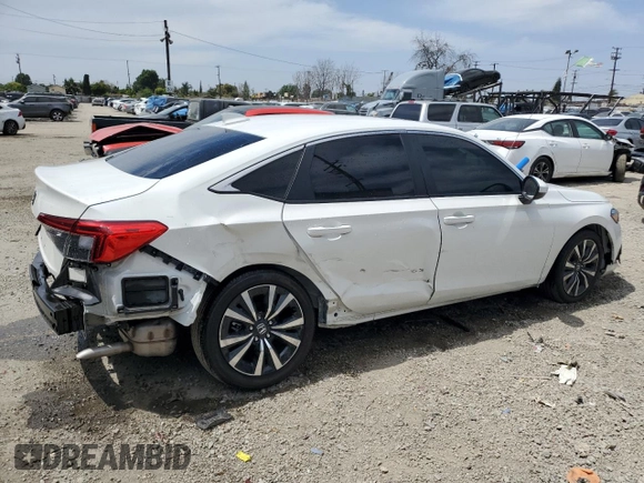 2024 Honda Civic EX z VIN 2HGFE1F76RH337854, wystawiony jako Copart lot #52706405 z przebiegiem 3 883 mil mil oraz Szkoda całkowita • Salvage title. Historia ofert i sprzedaży dostępna na DreamBid. Obrazek 3.