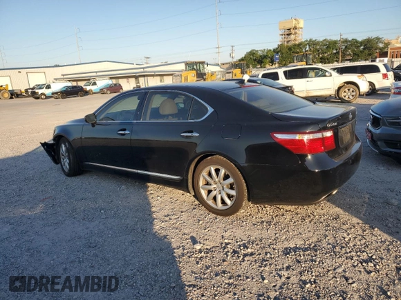 2008 Lexus LS 460 LWB with VIN JTHGL46F785020798, listed as a Copart auction lot 53029985 with 74,997 mi miles and Salvage Title. Bid and sale history available at carsss.com. Image 2.