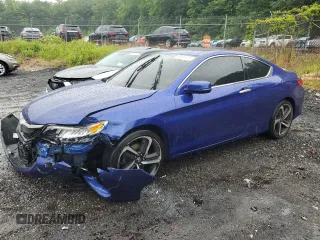2017 Honda Accord Touring with VIN 1HGCT2B01HA004479, listed as a Copart auction lot 58555375 with 101,678 mi miles and Salvage title. Bid and sale history available at DreamBid. Image 1.