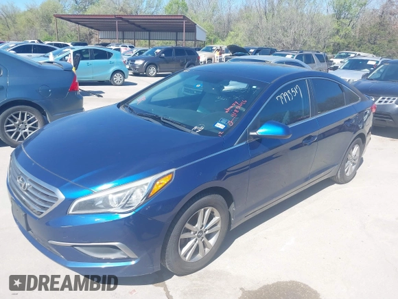 2017 Hyundai Sonata 2.4L with VIN 5NPE24AF7HH493040, listed as a IAAI auction lot 41831646 with 142,523 mi miles and . Bid and sale history available at carsss.com. Image 2.