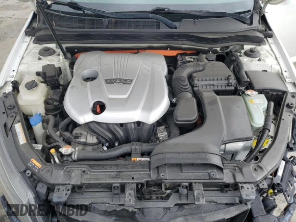 2016 Kia Optima Hybrid EX with VIN KNAGN4AD3G5098640, listed as a Copart auction lot 44230215 with 100,286 mi miles and Salvage Title. Bid and sale history available at carsss.com. Image 12.