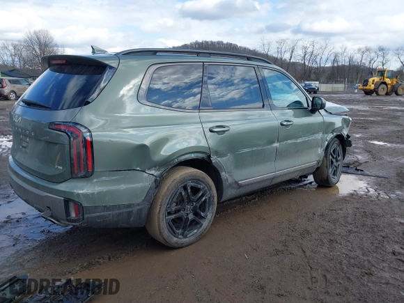 2023 Kia Telluride EX X-Line z VIN 5XYP3DGC8PG338845, wystawiony jako IAAI lot #41665367 z przebiegiem 63 595 mil mil oraz . Historia ofert i sprzedaży dostępna na DreamBid. Obrazek 4.