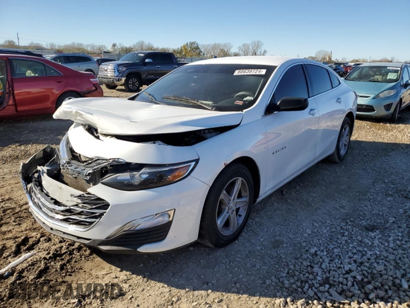 2020 Chevrolet Malibu LS with VIN 1G1ZB5ST7LF000805, listed as a Copart auction lot 80639724 with 142,450 mi miles and Salvage Title. Bid and sale history available at DreamBid. Image 1.