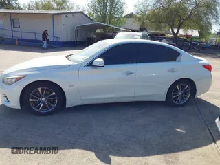 2017 Infiniti Q50 Signature Edition with VIN JN1EV7AP3HM738779, listed as a IAAI auction lot 41870416 with 129,694 mi miles and . Bid and sale history available at DreamBid. Image 15.