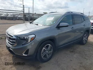 2020 GMC Terrain SLT with VIN 3GKALPEV5LL282043, listed as a IAAI auction lot 42037696 with 46,352 mi miles. Bid and sale history available at carsss.com. Image 2.