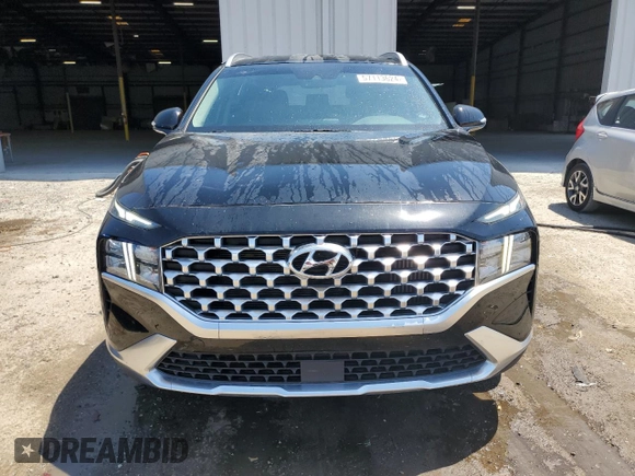2021 Hyundai Santa Fe Hybrid Blue with VIN KM8S2DA18MU008780, listed as a Copart auction lot 57113624 with 36,420 mi miles and Salvage Title. Bid and sale history available at carsss.com. Image 5.