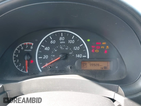 2016 Nissan Versa SV with VIN 3N1CN7AP5GL828015, listed as a IAAI auction lot 40849652 with 99,928 mi miles. Bid and sale history available at carsss.com. Image 7.
