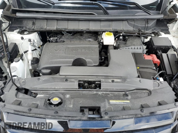 2024 Nissan Pathfinder SL with VIN 5N1DR3CC1RC313807, listed as a Copart auction lot 55822515 with 7,625 mi miles and Salvage title. Bid and sale history available at DreamBid. Image 11.