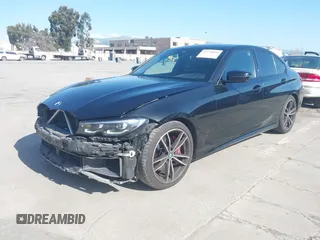 2022 BMW 3 Series M340i with VIN 3MW5U7J02N8C22521, listed as a IAAI auction lot 41776890 with 66,055 mi miles. Bid and sale history available at carsss.com. Image 17.