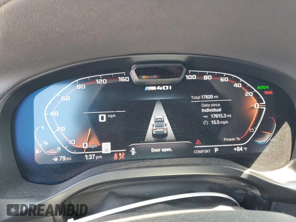 2023 BMW X4 M40i z VIN 5UX43DT00P9P32175, wystawiony jako Copart lot #51760625 z przebiegiem 17 620 mil mil oraz Szkoda całkowita • Salvage title. Historia ofert i sprzedaży dostępna na DreamBid. Obrazek 9.