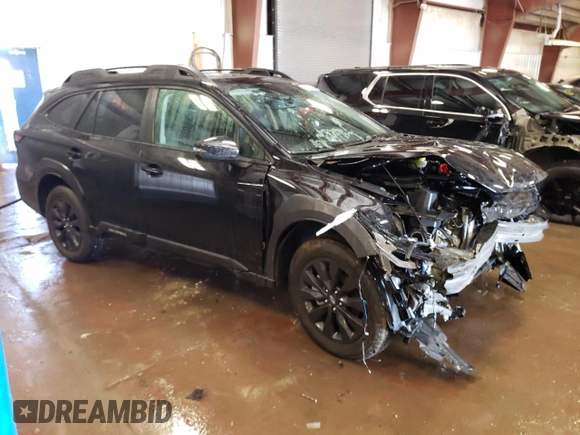 2025 Subaru Outback Onyx Edition with VIN 4S4BTALC3S3134218, listed as a Copart auction lot 87712865 with 939 mi miles and Salvage Title. Bid and sale history available at carsss.com. Image 4.