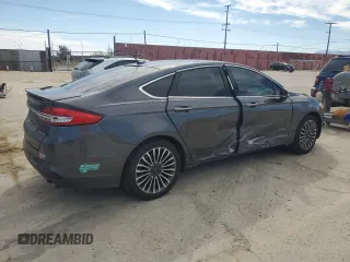 2017 Ford Fusion Titanium with VIN 3FA6P0SU7HR354444, listed as a Copart auction lot 50601035 with 159,069 mi miles and Salvage Title. Bid and sale history available at DreamBid. Image 3.