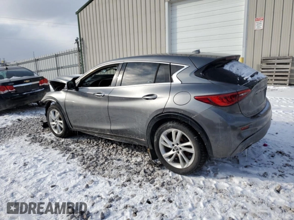 2017 Infiniti QX30 Sport with VIN SJKCH5CP8HA035190, listed as a Copart auction lot 41822215 with 112,921 mi miles and Salvage title. Bid and sale history available at DreamBid. Image 2.