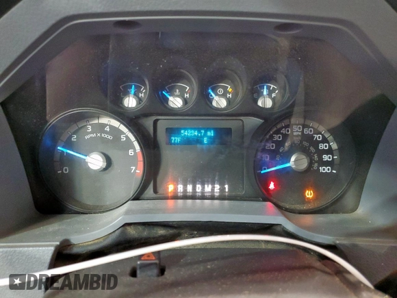 2015 Ford F-250 XL with VIN 1FT7W2A61FEB40663, listed as a Copart auction lot 62649285 with 54,234 mi miles and Clean title. Bid and sale history available at DreamBid. Image 9.