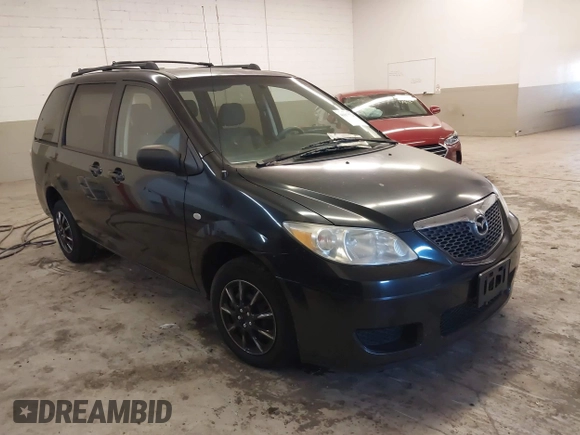 2005 Mazda MPV LX z VIN JM3LW28A050553797, wystawiony jako IAAI lot #41855728 z przebiegiem 180 861 mil mil oraz . Historia ofert i sprzedaży dostępna na DreamBid. Obrazek 1.