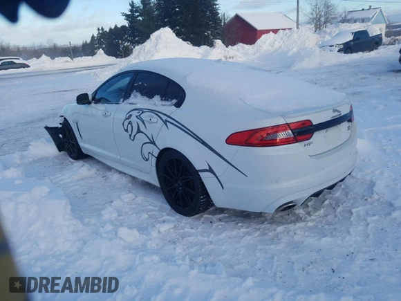 2015 Jaguar XF with VIN SAJXJ0FF0F8U85632, listed as a Copart auction lot 81074904 with 109,630 mi miles and Salvage Title. Bid and sale history available at carsss.com. Image 2.