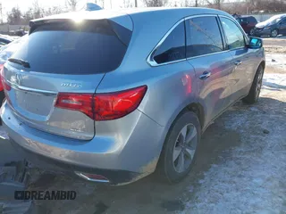 2016 Acura MDX with VIN 5FRYD4H26GB048438, listed as a IAAI auction lot 41315279 with 146,685 mi miles. Bid and sale history available at carsss.com. Image 4.