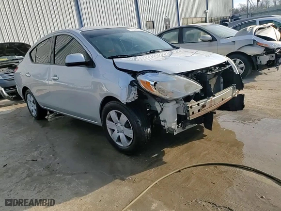 2014 Nissan Versa S with VIN 3N1CN7AP5EK444898, listed as a Copart auction lot 47608645 with 137,306 mi miles and Salvage Title. Bid and sale history available at carsss.com. Image 14.