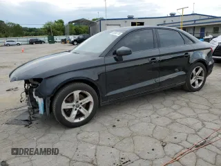 2017 Audi A3 Sedan Premium with VIN WAUAUGFFXH1063929, listed as a Copart auction lot 63546174 with 67,684 mi miles and Salvage Title. Bid and sale history available at carsss.com. Image 1.