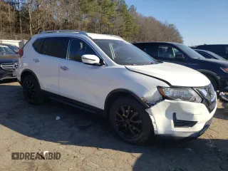 2020 Nissan Rogue SV with VIN KNMAT2MT8LP507493, listed as a Copart auction lot 46482195 with 164,576 mi miles and Salvage title. Bid and sale history available at DreamBid. Image 4.