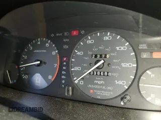1996 Honda Accord EX w/Leather with VIN 1HGCD5666TA172592, listed as a Copart auction lot 44867285 with 338,688 mi miles and Clean Title. Bid and sale history available at carsss.com. Image 9.