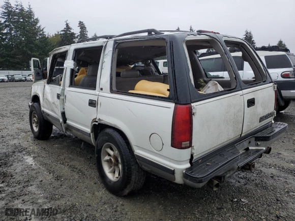 1997 Chevrolet Tahoe with VIN 1GNEK13R3VJ327002, listed as a Copart auction lot 78852764 with 193,641 mi miles and Salvage Title. Bid and sale history available at carsss.com. Image 2.