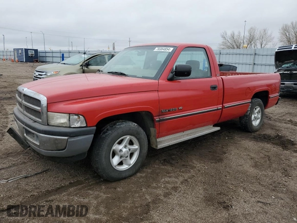 1996 Dodge 1500 z VIN 1B7HC16Y7TS605932, wystawiony jako Copart lot #78384854 z przebiegiem 58 365 mil mil oraz Czysty tytuł • Clean title. Historia ofert i sprzedaży dostępna na DreamBid. Obrazek 1.