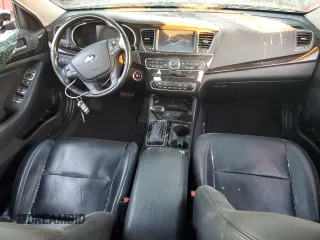 2015 Kia Cadenza Premium with VIN KNALN4D75F5193364, listed as a Copart auction lot 80138984 with 61,361 mi miles and Salvage Title. Bid and sale history available at carsss.com. Image 8.