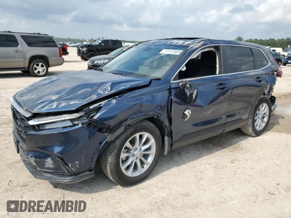 2024 Honda CR-V EX-L with VIN 2HKRS3H79RH307557, listed as a Copart auction lot 51147005 with 11,584 mi miles and Salvage Title. Bid and sale history available at DreamBid. Image 1.