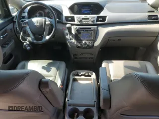 2016 Honda Odyssey Touring Elite with VIN 5FNRL5H91GB088163, listed as a Copart auction lot 50276495 with 197,274 mi miles and Salvage Title. Bid and sale history available at DreamBid. Image 8.