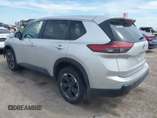 2024 Nissan Rogue SV with VIN JN8BT3BA9RW351981, listed as a IAAI auction lot 41801994 with 124,638 mi miles and . Bid and sale history available at carsss.com. Image 3.
