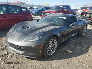 2017 Chevrolet Corvette Z06 3LZ with VIN 1G1YU2D64H5605132, listed as a Copart auction lot 86913304 with 57,490 mi miles and Salvage Title. Bid and sale history available at carsss.com. Image 1.
