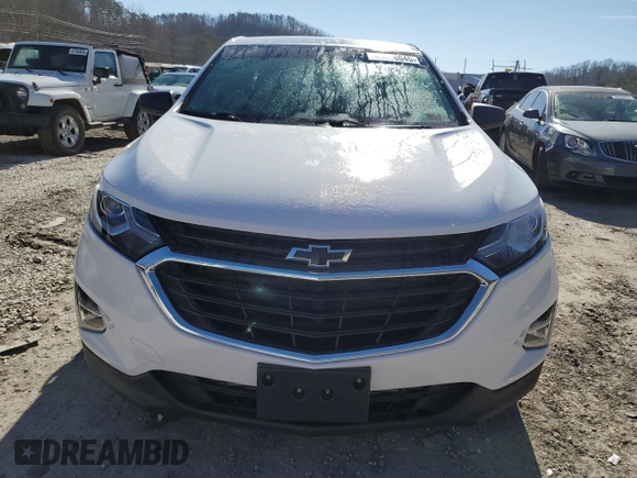 2020 Chevrolet Equinox LS z VIN 3GNAX5EV7LS680193, wystawiony jako Copart lot #45696045 z przebiegiem 66 042 mil mil oraz Szkoda całkowita • Salvage title. Historia ofert i sprzedaży dostępna na DreamBid. Obrazek 5.