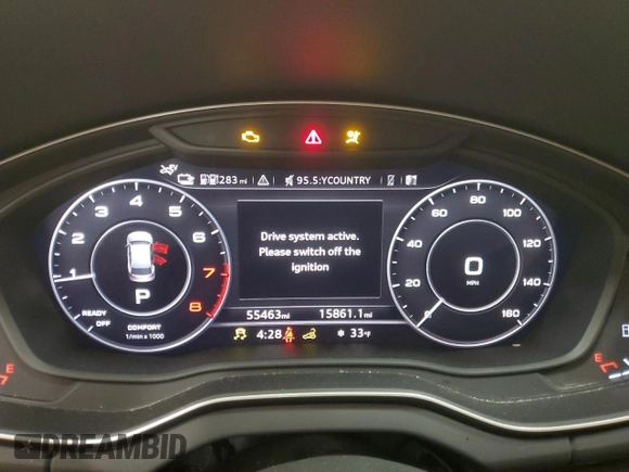 2020 Audi Q5 Premium Plus with VIN WA1E2AFY2L2080987, listed as a Copart auction lot 89344955 with 55,463 mi miles and Salvage title. Bid and sale history available at DreamBid. Image 9.