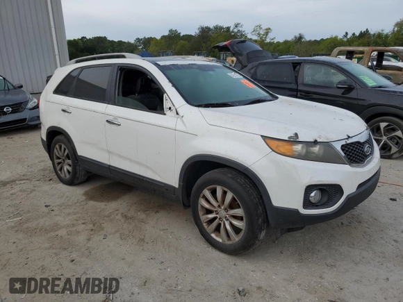 2011 Kia Sorento EX with VIN 5XYKU4A24BG074894, listed as a Copart auction lot 51018355 with 0 mi miles and Clean Title. Bid and sale history available at carsss.com. Image 4.