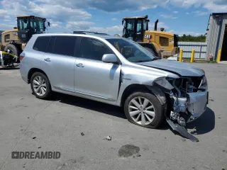 2011 Toyota Highlander Limited with VIN JTEDC3EH5B2000605, listed as a Copart auction lot 58140835 with 186,280 mi miles and Salvage title. Bid and sale history available at DreamBid. Image 4.