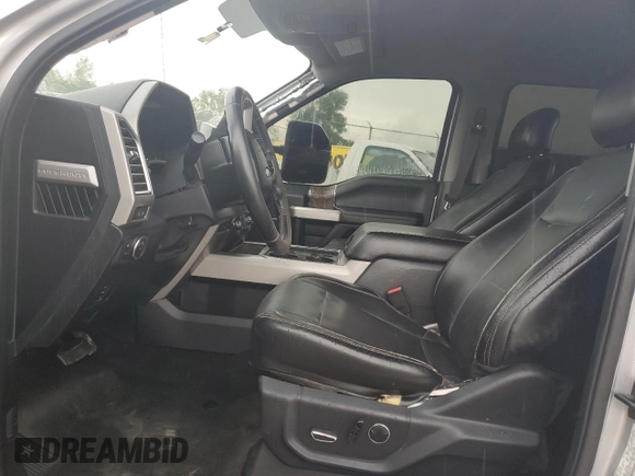 2017 Ford F-250 Lariat with VIN 1FT7W2BT9HEB34178, listed as a Copart auction lot 56340805 with Not provided miles and Salvage title. Bid and sale history available at DreamBid. Image 7.