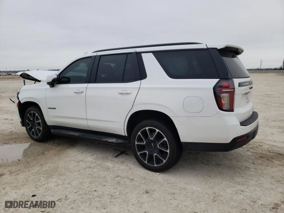 2023 Chevrolet Tahoe RST with VIN 1GNSCRKD4PR393695, listed as a Copart auction lot 45428455 with 0 mi miles and Salvage Title. Bid and sale history available at carsss.com. Image 2.