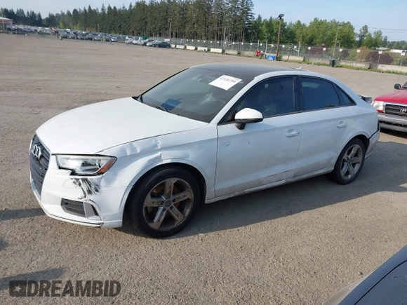 2017 Audi A3 Sedan Premium with VIN WAUAUGFF3H1037902, listed as a IAAI auction lot 42126759 with 155,425 mi miles. Bid and sale history available at carsss.com. Image 13.