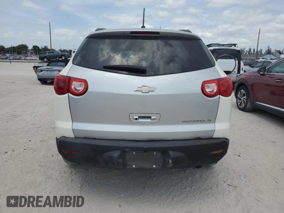 2012 Chevrolet Traverse LS with VIN 1GNKRFED8CJ161750, listed as a Copart auction lot 53997215 with 124,573 mi miles and Clean Title. Bid and sale history available at DreamBid. Image 6.